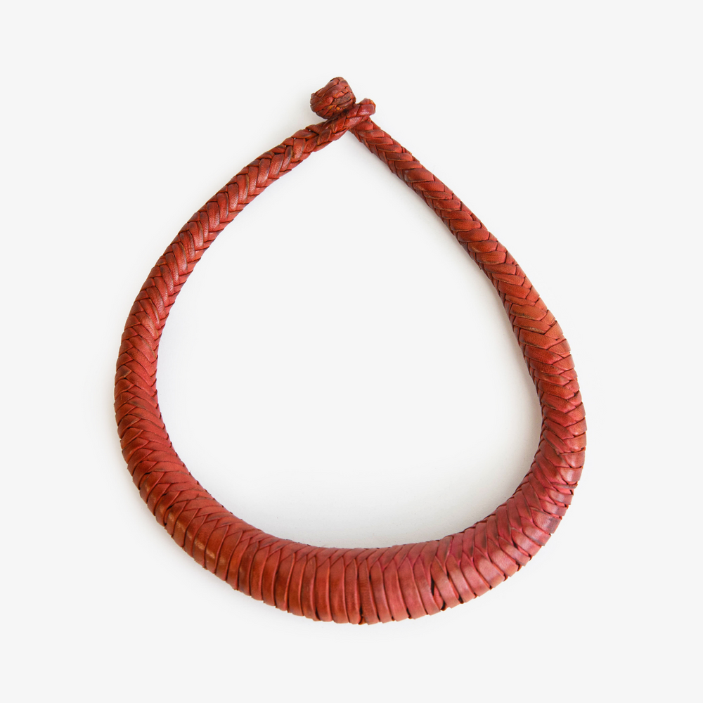 Handwoven necklace from Ghana